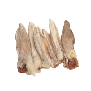 100% Organic Natural Rabbit Ear Dog Cat Treats Meat Based Food Safe Pet Snacks ODM OEM