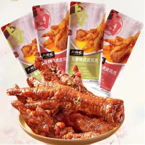 110g Chinese Snacks Chicken Feet Snack Tiger Skin Chicken Feet Casual Snacks Five Fragrant Spicy Chicken Feet