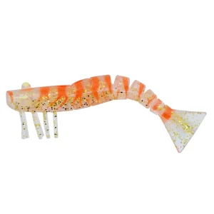 12CM Soft Shrimp Lure TPR Fishing Bait Sea Bass Lure Artificial Shrimp Bait Soft Fishing Lure