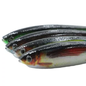12Cm 3D Pvc Fork Tail Fishing Lure Soft Plastic Lure Fork Tail Fishing Bait