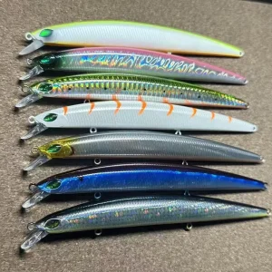 15.6G Snake Head Floating Sea Bass Wobbler Pike Bait Topwater Popper Hard Bait for Ocean Boat Fishing 100MM Plastic 80MM