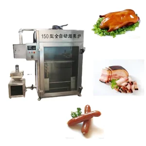 150type Electric Meat Duck Fish Pig Feet Smoker Baker Machine Smokehouse for Sausage Processing Smoker Oven
