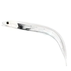 15cm 3.5g Hairtail Soft Bait Reflector Transparent Soft Knifefish Hairtail Lure Artificial Bait