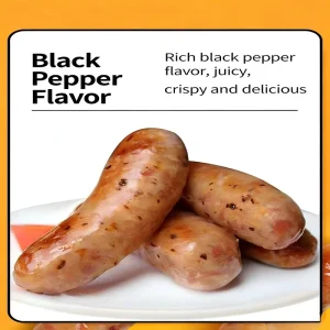 18kg Pure Pork Grilled Sausage Commercial Grade Factory Direct 18C Frozen Storage Instant Food Box