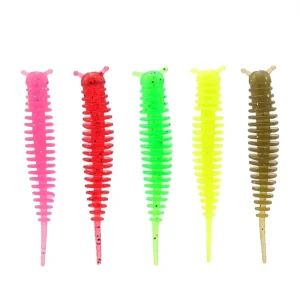 20pcs bag Soft Lure 0.5g 52mm Fishing Bait For Bass Trout Pike Shad PVC Silicone Baits Wobblers Isca Artificial Lures