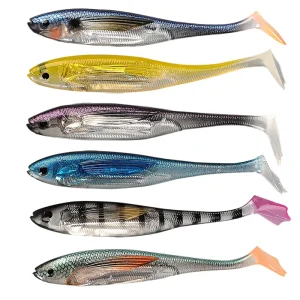 2pcs box 12cm 10g 11g Fluke Lure Paddle Tail Soft Fishing Lure Lifelike Coating Fishing Lures Shad Swimbait Bionic Soft Baits