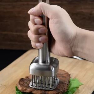304 Stainless Steel 300g Kitchen Tender Meat Fork Profession Cooking Meat Tenderizer Tool Loose Meat Pork Chop Steak
