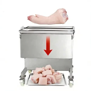 304 Stainless Steel Fresh Pork Rib Slicer Removable 12 50mm Blade Commercial Equipment Rib Meat Slicing Bone cutting Machine