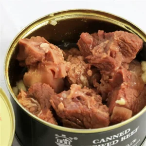 340g Canned Stewed Beef Salt Preserved Meat Beaf Meat in Can