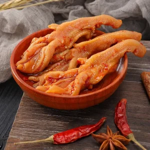 35G Vacuum Fresh Spicy Flavored Snack Food Duck Feet Spicy Cooked Duck Feet Snacks Duck Meat