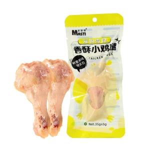 35g Bag Pet Snacks Aromatic Chicken Drumsticks Tender & Flavorful No Additives for Both Cats and Dogs