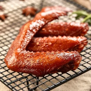 368g Ready to Eat Delight Flavorful Fried Duck Wings in Soy Sauce & Spices Premium