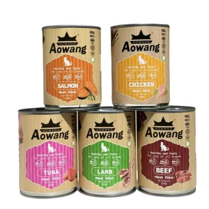 375g Canned Cat Food for All Breeds Salmon Chicken Beef Lamb Tuna Flavor Wet Cat Food Treats OEM Cat Can Food