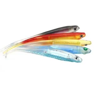 3D Eyes Needletail Fishing Soft Lure Saltwater Fish Shad Lure Swimbait Soft PVC Lure