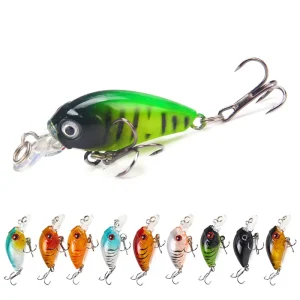 4.5CM 3.5g Simulation Hard Baits Buzzer Bait Fishing Lure Artificial Bait Crank Decoy