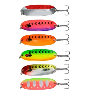 7g Fishing Spoon Metal Spinner Spoon Fishing Lure Hard Baits Trout Pike Pesca Treble Hook Tackle