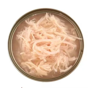 85g Canned Cat Pet Food Manufacturer Shredded Chicken Goat Milk in Gravy Wet Cat Treats
