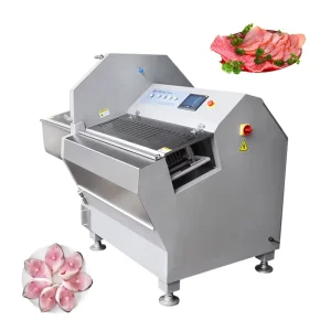 Adjustable Slicing Size Fresh Fish Chicken Breast Pork Rib Jerky Beef Cheese Sausage Ham Bacon Meat Steak Slicer Cutter Machine