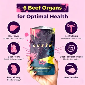 Ancestral Whole Food Beef Liver Complex with Heart Spleen Pancreas Non GMO Hormone Free Nutrient Dense Organ Meat Supplement