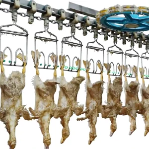 Automated Poultry Slaughter System 300 15000BPH 304 Stainless Steel High Defeathering Rate CE Certified Motor Pump