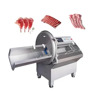 Automatic Commercial Industrial Sausage Frozen Meat Beef Jerky Slicing Cutting Machine