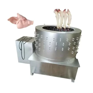 Automatic Cow Sheep Pig Head Hair Removal Machine 380V Lamb Pork Feet Leg Corbel Scalder Plucker Trotters Hoof Dehair