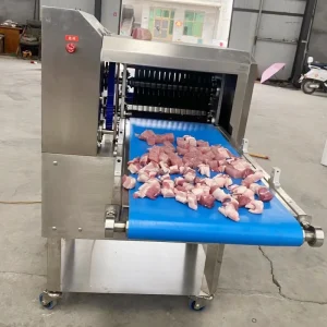Automatic Meat Dicing Machine for Fresh Chicken and Fish Cube Cutting