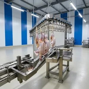 Automatic Poultry Head Extractor Machine 304 Stainless Steel Frame 4500 BPH Broiler Processing Slaughter Line Device