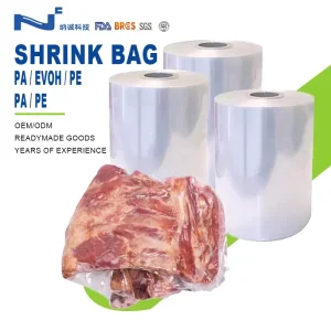 BRCGS Certified Heat Shrink Bag for Beef Food Grade PA EVOH PE Export Pouch for Meat Custom Printing Factory Direct Sales