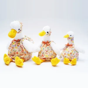 Best Selling Cute Creative Duck Plush Toy OEM ODM New RE PET Fabric Colorful Soft Easter’s Day Plush Toy Colorful Duckling Gift