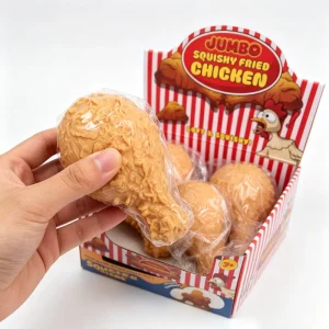 Big Jumbo Fried Chicken Drumstick Slow Rebound Sensory Stress Relief Squeeze Toy Squeezing Squishy Toy for Kids