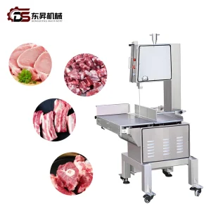 Bone Saw Meat Cutter 400 Electric Commercial Cutting Belt Frozen Fish Industrial Meat Bone Saw Machine