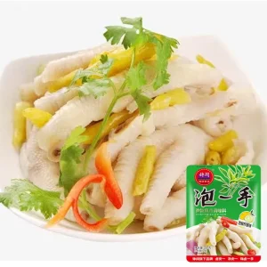 Brand 280g Bag Blended Pickled Chicken Feet Chili Peppers Lemon Flavored Sauce HACCP ISO Certified Restaurant