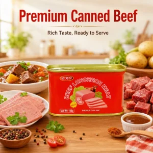 Canned Beef, Chicken, Corned Beef Lunch Meat Salt Preserved Emergency Bulk Food with OEM Service