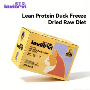Cat Freezed Dried Main Food Duck Meat High Protein Hypoallergenic Formula Lower Fel D1 D2 D4 D7 Custom Private Label