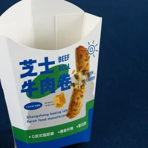 Cheese Baked Beef Roll Food Grade Packaging Bag Thickened Easy Fold Freshly Made Baking Box Crispy Dessert