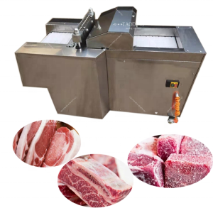 Chicken Cutting Machine Sri Lanka Meat Cutting Machine High Efficiency Frozen Bone Meat Dicing Machine