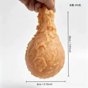 Chicken Drumstick Slow Rebound Squeeze Fun Braised Pork Chicken Drumsticks Ribs Ginseng and Fried Egg Stress Relief Toy