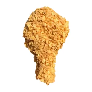Chicken Drumstick with Vanilla & Chocolate Flavors Ice Cream Coated in Cookie Crumbs HALAL Certified Box Packaging