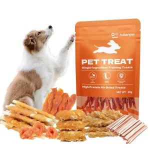 Chicken Duck Beef Various Flavors Pet Chewing Air-Dried Treats 80g For Dogs Nutritious Fresh Meat Snacks