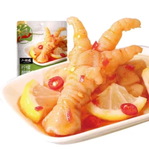 Chinese Factory 5kg Bulk Vacuum Packed Lemon Chicken Feet Snack Casual Meat Products Chicken Feet Snack