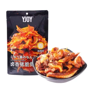 Chinese Style Delicacies Braised Pig Crispy Bone Barbecue Flavor 92g Meat Products Snacks
