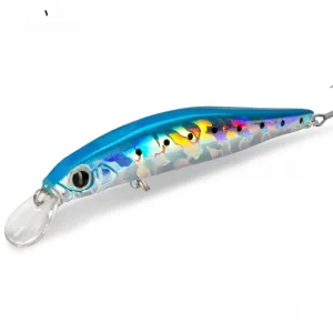 Chrome 7g 8g Sinking Minnow Lure Realistic Sardine Swimbaits for Bass Walleye