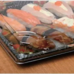 Clear PP Lunch Box PP Sushi Salad Fresh Fish Packaging