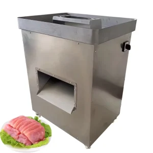 Commercial Automatic Electric Chicken Breast Fresh Pork Beef Fresh Meat Slicing and Shredding Dicing Meat Cutting Machine
