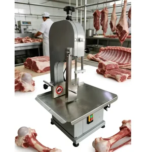 Commercial Bone Cutting Saw Machine Heavy Duty Bone Saw for Beef Pig Pork Ribs Fish Chicken Duck Processing Equipment HJ H250