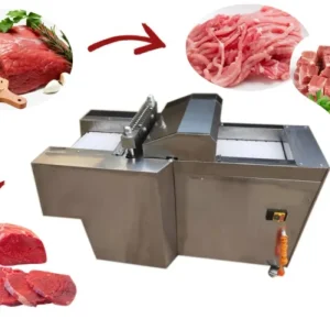 Commercial Fresh Meat Horizontal Slicer and Frozen Meat Chopper