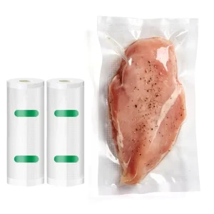 Commercial Grade Beef Jerky Vacuum Pack Pouch Custom Size Embossed Food Bag with Gravure Printing for Freezer Use