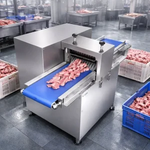 Commercial Stainless Steel Fresh and Frozen Meat Strip Cutter Automatic Cutting Machine