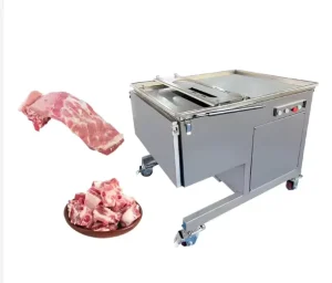 Commercial Stainless Steel Pork Rib Cutting Machine Large-Sized Pork Rib Cutting and Slicing Machine
